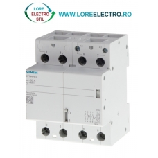 5TT4466-0, TELERUPTOR MECANIC SIEMENS SENTRON, TENSIUNE 230/400 V AC, 40 A, 2NO+2NC, BOBINA 230 V AC
