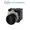 3SU1100-0AB10-1BA0, BUTON DE COMANDA COMPLET SIEMENS SIRIUS, DIAMETRU DE 22 MM, NEGRU, CU REVENIRE, 1NO, CONEXIUNE CU SURUB