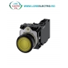 3SU1102-0AB30-1FA0, BUTON DE COMANDA COMPLET SIEMENS SIRIUS, DIAMETRU DE 22 MM, GALBEN, LUMINOS, CU REVENIRE, 1NO+1NC, LED 24 V AC/DC, CONEXIUNE CU SURUB