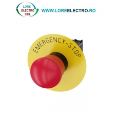 3SU1100-1HB20-1PG0, BUTON DE COMANDA COMPLET SIEMENS SIRIUS, DIAMETRU DE 22 MM, TIP CIUPERCA 40 MM, ROSU, CU RETINERE, 2NC, CONEXIUNE CU SURUB