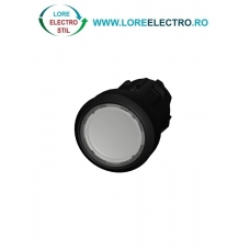 3SU1000-0AB70-0AA0, ACTUATOR BUTON SIEMENS SIRIUS, DIAMETRU DE 22 MM, TRANSPARENT, PLAT, FUNCTIONARE MOMENTANA CU REVENIRE