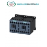 3RH2422-1AB00, CONTACTOR AUXILIAR SIEMENS SIRIUS, MARIMEA S00, 2NO+2NC, ALIMENTARE 24 V AC, BORNE CU SURUB, CU RETINERE MECANICA