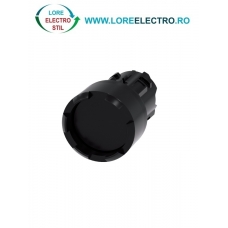 3SU1000-0DB10-0AA0, ACTUATOR BUTON SIEMENS SIRIUS, DIAMETRU DE 22 MM, NEGRU, PLAT, CU INEL FRONTAL CRESTAT, CU REVENIRE