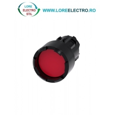 3SU1000-0DB20-0AA0, ACTUATOR BUTON SIEMENS SIRIUS, DIAMETRU DE 22 MM, ROSU, PLAT, CU INEL FRONTAL CRESTAT, CU REVENIRE