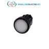 3SU1001-0AA60-0AA0, ACTUATOR BUTON ILUMINAT SIEMENS SIRIUS, DIAMETRU DE 22 MM, ALB, PLAT, CU RETINERE