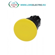 3SU1000-1BD30-0AA0, ACTUATOR BUTON TIP CIUPERCA SIEMENS SIRIUS, DIAMETRU DE 22 MM, GALBEN, INALT (40 MM), CU REVENIRE