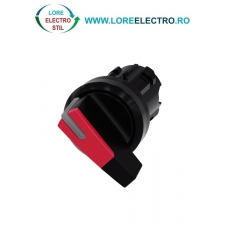 3SU1002-2CF20-0AA0, ACTUATOR COMUTATOR ROTATIV ILUMINAT SIEMENS SIRIUS, DIAMETRU DE 22 MM, ROSU, CU 2 POZITII O-I, CU RETINERE
