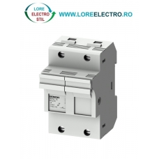 3NW7121, SOCLU PENTRU SIGURANTA FUZIBILA SIEMENS SENTRON, DIMENSIUNE 14X51 MM, 2P, CURENT NOMINAL 50 A