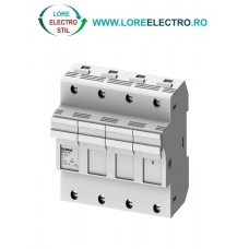 3NW7161, SOCLU PENTRU SIGURANTA FUZIBILA SIEMENS SENTRON, DIMENSIUNE 14X51 MM, 3P+N, CURENT NOMINAL 50 A