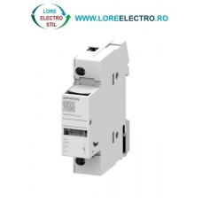3NW7014-2, SOCLU PENTRU SIGURANTA FUZIBILA SIEMENS SENTRON, CU INDICATOR LED, DIMENSIUNE 10X38 MM, 1P, CURENT NOMINAL 32 A