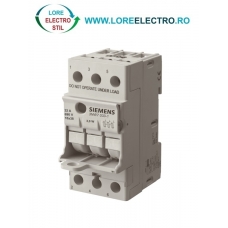 3NW7033-1, SOCLU PENTRU SIGURANTA FUZIBILA SIEMENS SENTRON, DIMENSIUNE 10X38 MM, 3P, CURENT NOMINAL 32 A