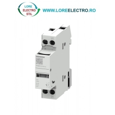 3NW7054-2, SOCLU PENTRU SIGURANTA FUZIBILA SIEMENS SENTRON, CU INDICATOR LED, DIMENSIUNE 10X38 MM, 1P+N, CURENT NOMINAL 32 A