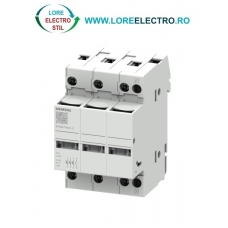 3NW7064-2, SOCLU PENTRU SIGURANTA FUZIBILA SIEMENS SENTRON, CU INDICATOR LED, DIMENSIUNE 10X38 MM, 3P+N, CURENT NOMINAL 32 A