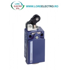 XCKD2121P16 LIMITATOR DE CURSA TELEMECANIQUE (LIMIT SWITCH), 1NO+1NC, METALIC, INTRARE PRESETUPA M16, MANETA PIVOTANTA CU ROLA