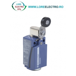 XCKD2118P16 LIMITATOR DE CURSA TELEMECANIQUE (LIMIT SWITCH), 1NO+1NC, METALIC, INTRARE PRESETUPA M16, BRAT CU ROLA