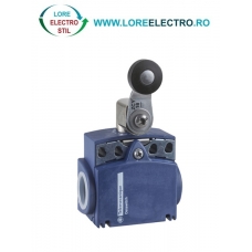XCKT2118P16 LIMITATOR DE CURSA TELEMECANIQUE (LIMIT SWITCH), 1NO+1NC, PLASTIC, 2 INTRARI PRESETUPA M16, BRAT CU ROLA MARE