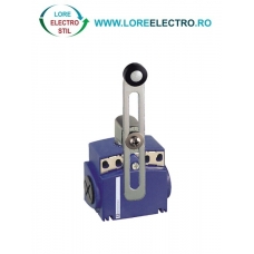 XCKT2145P16 LIMITATOR DE CURSA TELEMECANIQUE (LIMIT SWITCH), 1NO+1NC, PLASTIC, 2 INTRARI PRESETUPA M16, BRAT REGLABIL CU ROLA