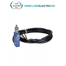 XCMD21F0L1 LIMITATOR DE CURSA TELEMECANIQUE (LIMIT SWITCH), 1NO+1NC, METALIC, CABLU 1M, PISTON LINIAR