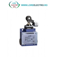 XCKM121H29 LIMITATOR DE CURSA TELEMECANIQUE (LIMIT SWITCH), 1NO+1NC, METALIC, M20, PISTON CU PARGHIE SI ROLA