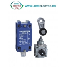 XCKJ10511D LIMITATOR DE POZITIE TELEMECANIQUE (LIMIT SWITCH), 1NO+1NC, METALIC, M12 (5 pini), BRAT ROTATIV CU ROLA