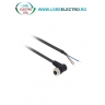 XZCP1340L5 CABLU CONECTARE CU MUFA TELEMECANIQUE, M12 MAMA (4 pini), LA 90 GRADE, LED PNP, 5M