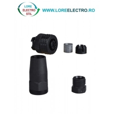 XZCC12FDP40B CONECTOR MUFA TELEMECANIQUE, M12 MAMA (4 pini), DREPT, DOAR MUAFA, PG7