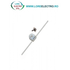 ZCY55, PARGHIE LIMITATOR DE POZITIE TELEMECANIQUE, TIJA ROTUNDA DIN FIBRA DE STICLA, REVENIRE CU ARC
