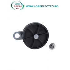 ZCY39, PARGHIE LIMITATOR DE POZITIE TELEMECANIQUE, BRAT ROTATIV CU ROLA DE PLASTIC DIAM.50MM, REVENIRE CU ARC