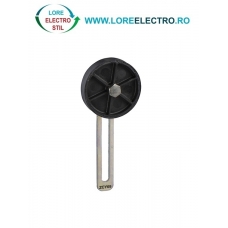 ZCY49, PARGHIE LIMITATOR DE POZITIE TELEMECANIQUE, BRAT ROTATIV REGLABIL CU ROLA DE PLASTIC DIAM.50MM, REVENIRE CU ARC